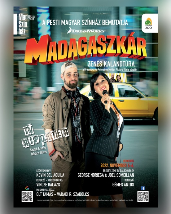 Madagaszkár musical premier a Magyar Színházban! Jegyek és szereplők itt!